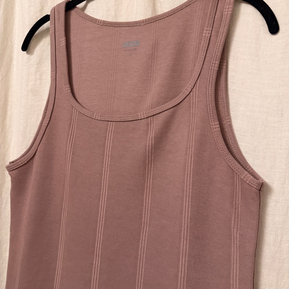 ASOS Rib Stripe Tank Top - Picture 3 of 5